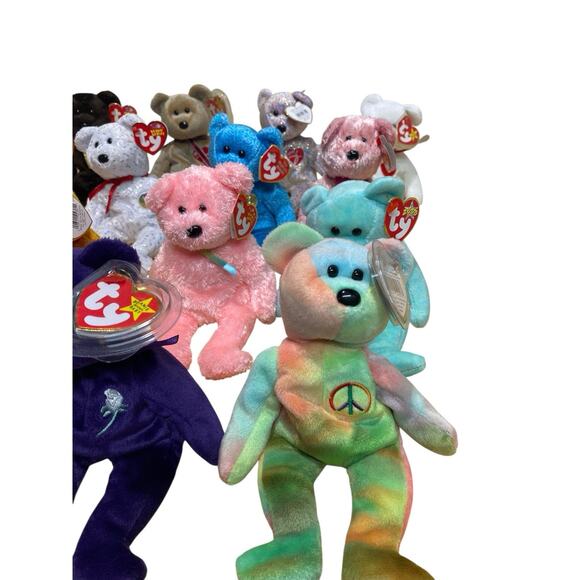 Ty Beanie Baby Bear Lot 30 Ty Club Garcia Etc - Picture 3 of 6